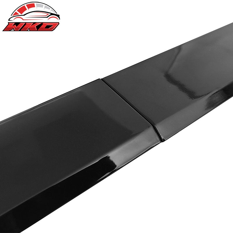 Fits 22-26 Honda Civic 11th Gen Side Skirts Splitter Rocker Panel Gloss Black PP