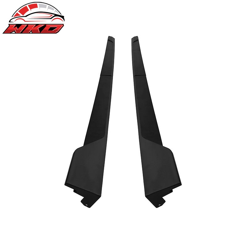 Fits 22-26 Honda Civic 11th Gen Side Skirts Splitter Rocker Panel Matte Black PP
