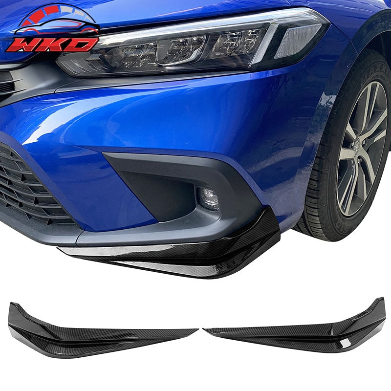 Wholesale 22-24 Honda Civic 11th HPD Front Bumper Lip Splitter Carbon Fiber Print 2PC