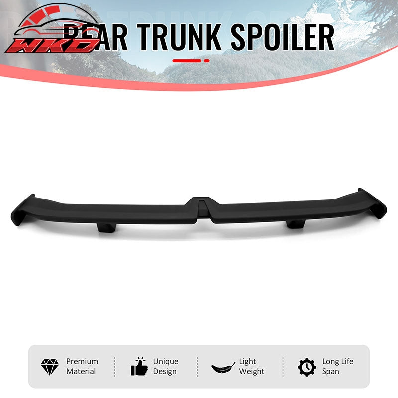 Fits 06-11 Honda Civic 4DR 54" PRO Style Rear Trunk Spoiler Wing Matte Black ABS