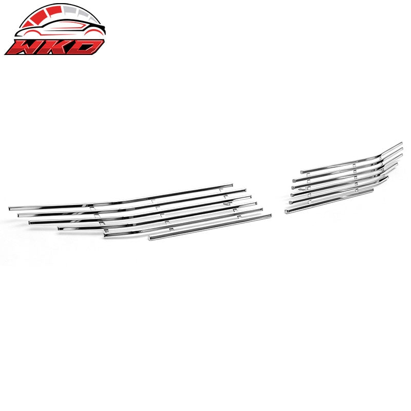 Fits 09-11 Honda Civic 4DR Chrome Front Upper Grille Stainless Steel Replacement