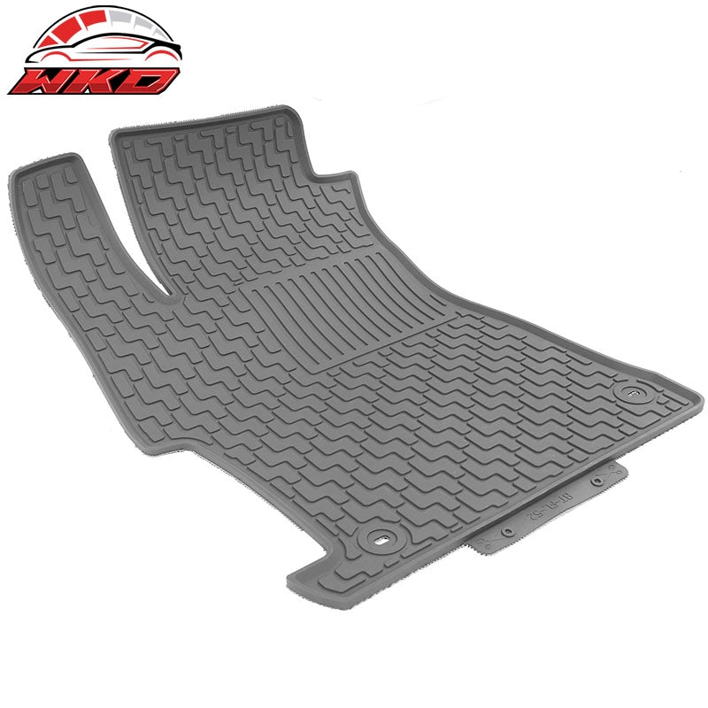 Fits 12-15 Honda Civic 4DR Latex Floor Mats Gray All Weather Car Carpets Liner
