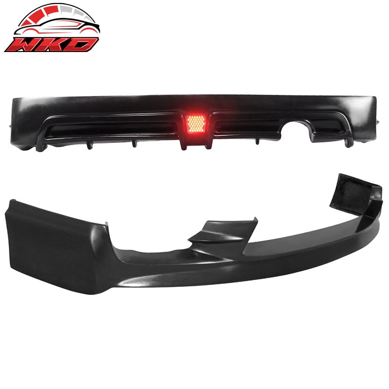Wholesale 09-11 Civic 4Door PU Mugen Front & PP Rear Bumper Lip Spoiler & Brake Lamp