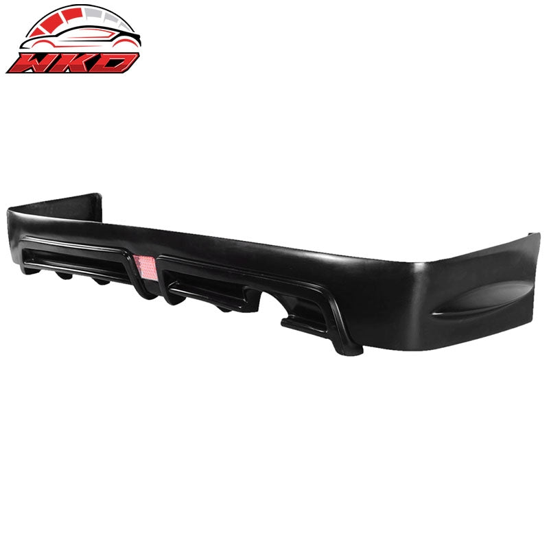 Fits 09-11 Civic 4Door PU Mugen Front & PP Rear Bumper Lip Spoiler & Brake Lamp
