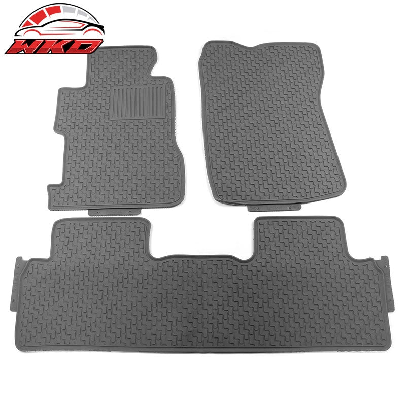 Wholesale 06-11 Honda Civic 8th All Weather Gray Latex Floor Mats Front Back Carpets