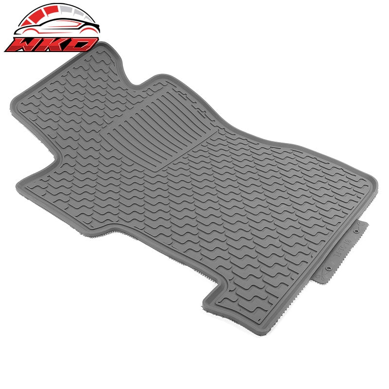 Fits 06-11 Honda Civic 8th All Weather Gray Latex Floor Mats Front Back Carpets