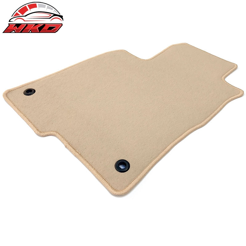 Fits 22-26 Honda Civic & Acura Integra Floor Mats Nylon Beige Carpets 4PCS Set