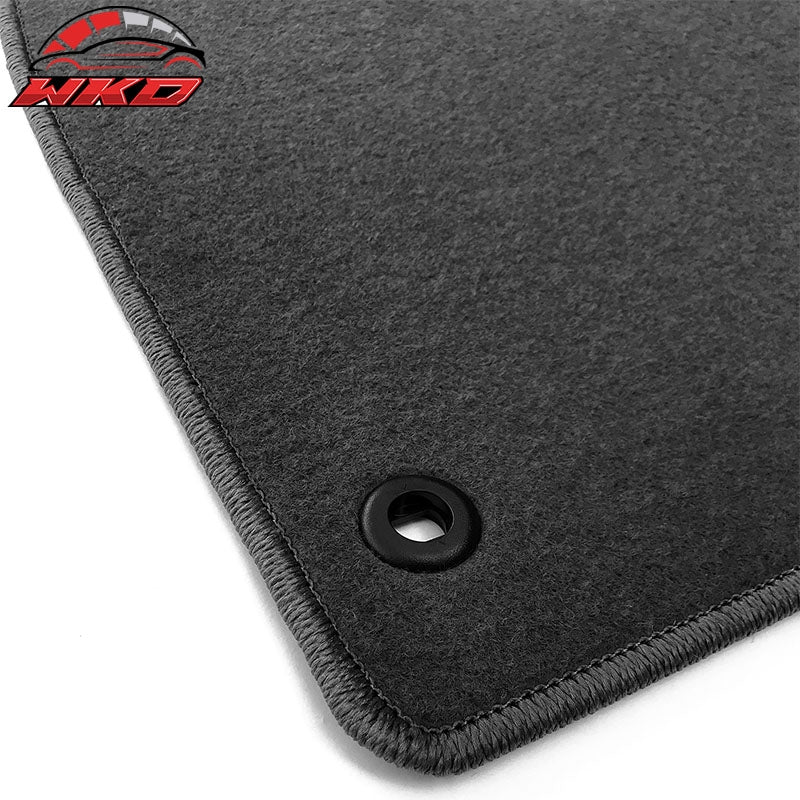 Fits 22-26 Honda Civic & Acura Integra Floor Mats Nylon Gray Carpets 4PCS Set