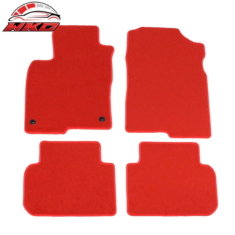 Wholesale 22-26 Honda Civic & Acura Integra Floor Mats Nylon Red Carpets 4PCS Set