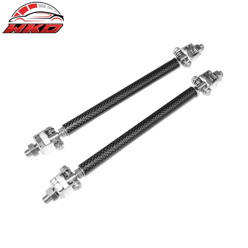 Fits Honda Civic 66"-71" B Style Front Bumper Lip Carbon Fiber Print + Strut Rod