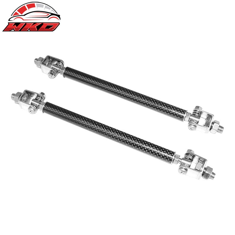 Fits Honda Civic 66"-71" B Style Front Bumper Lip Carbon Fiber Print + Strut Rod