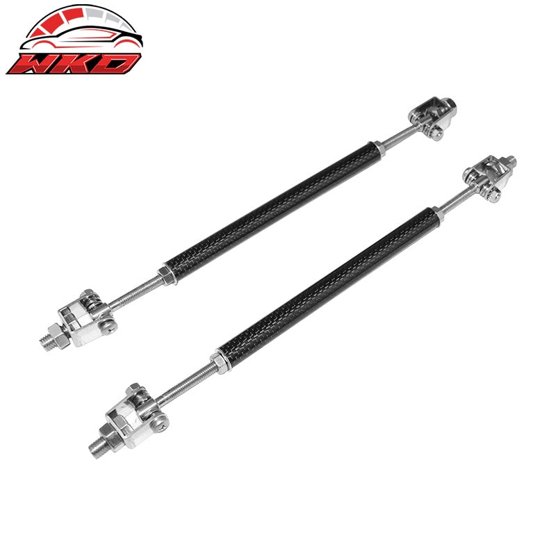 Fits Honda Civic 66"-71" B Style Front Bumper Lip Carbon Fiber Print + Strut Rod