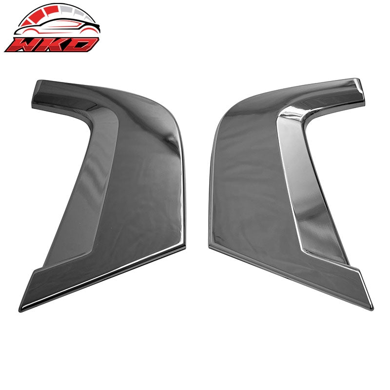 Fits 2012-2015 Honda Civic C Pillar Molding Trims Garnish Cover Chrome ABS 2PCS