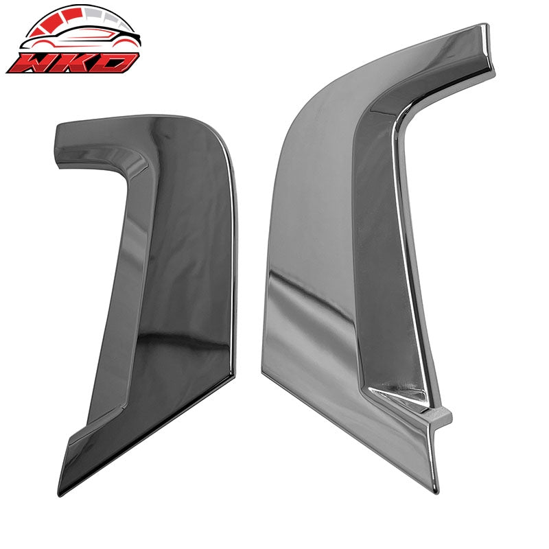 Fits 2012-2015 Honda Civic C Pillar Molding Trims Garnish Cover Chrome ABS 2PCS