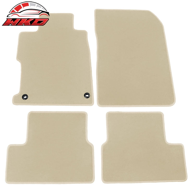Wholesale 12-15 Honda Civic Coupe Floor Mat Nylon Beige Non-Slip Auto Carpets 4PC