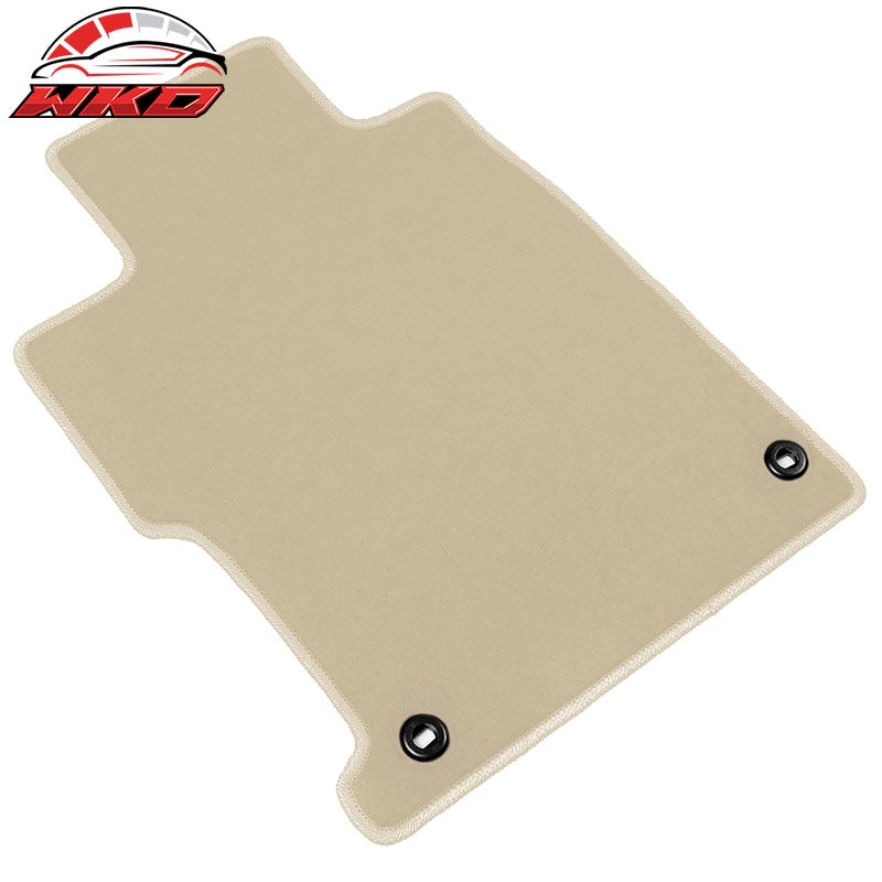 Fits 12-15 Honda Civic Coupe Floor Mat Nylon Beige Non-Slip Auto Carpets 4PC