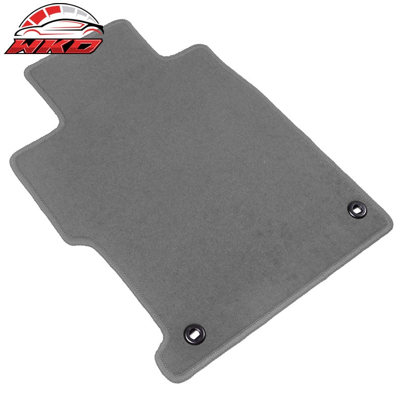 Fits 12-15 Honda Civic Coupe Floor Mat Nylon Grey Non-Slip Auto Carpets 4PC