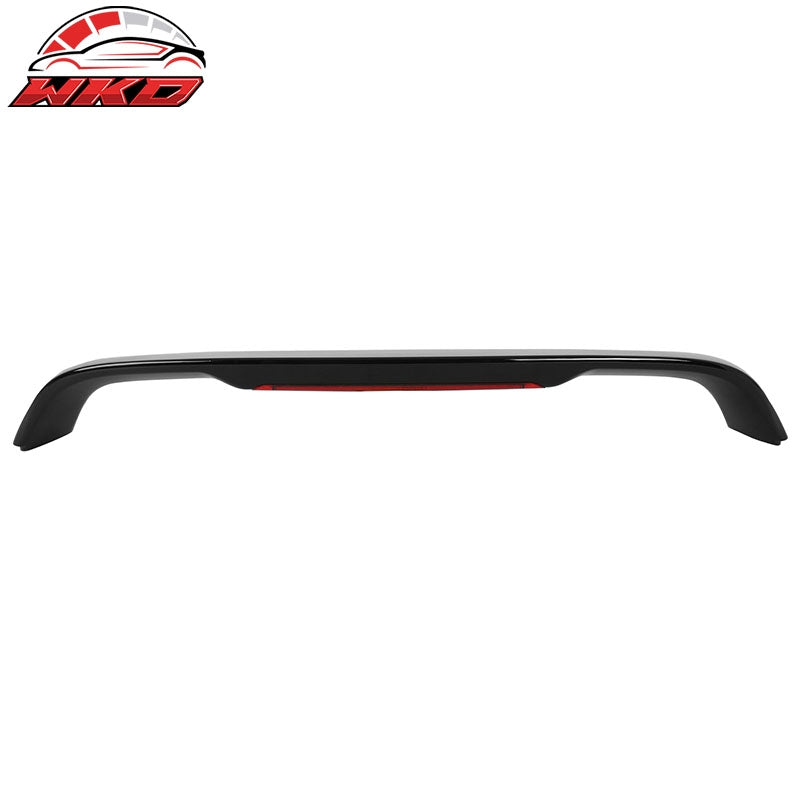For 96-00 Honda Civic Coupe Gloss Black Rear Trunk Spoiler Wing ABS w/ LED Light