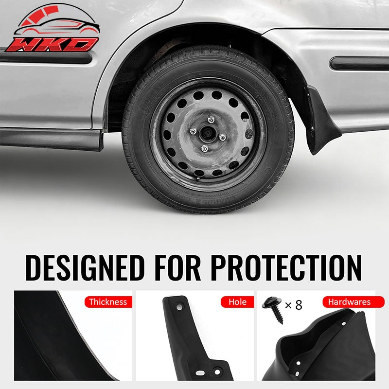 Fits 96-98 Honda Civic Coupe Sedan Fender Mud Flaps Wheel Arch Splash Guards PP