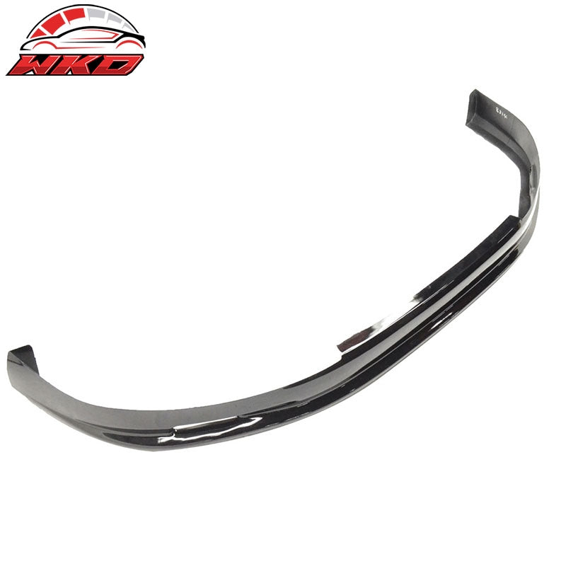 Fits 99-00 Honda Civic EK Mugen Front Bumper Lip PU Painted Black