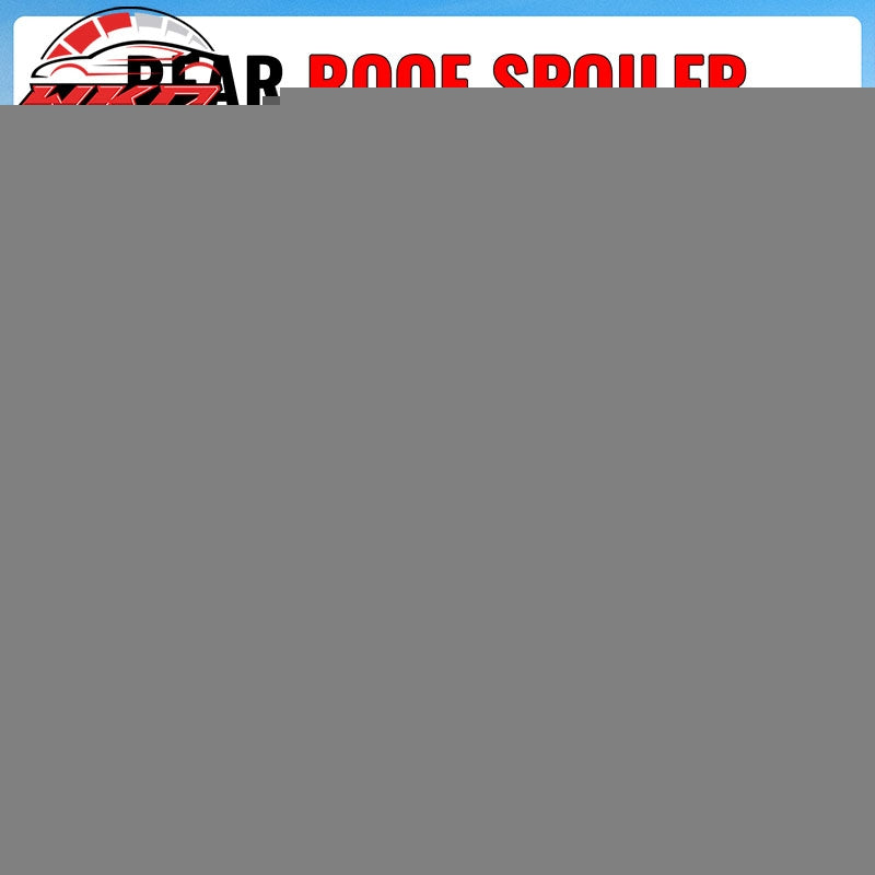 For 22-26 Honda Civic FL Type R Hatchback V Style Roof Spoiler Carbon Fiber Look