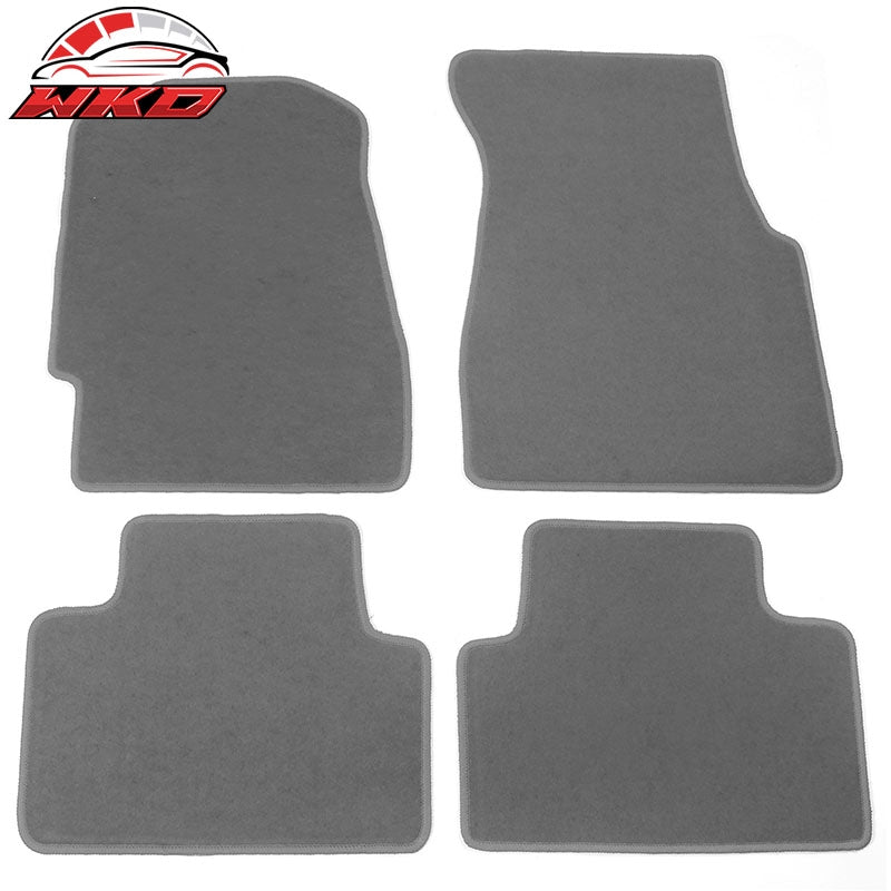 Wholesale 92-95 Honda Civic Car Floor Mats Liner Nylon 1st 2nd Row Gray Carpets 4PC