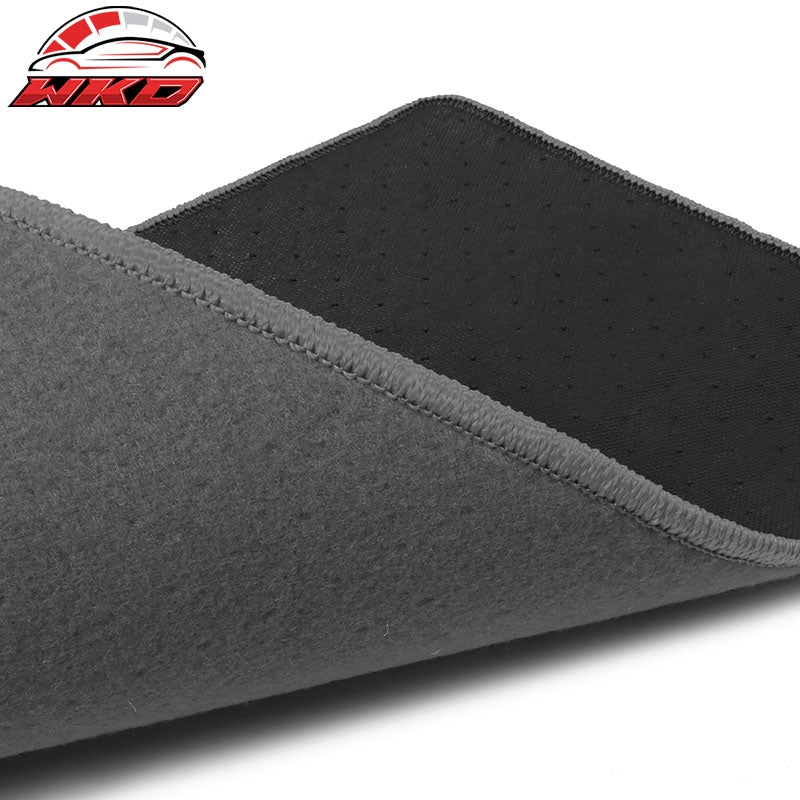 Fits 92-95 Honda Civic Car Floor Mats Liner Nylon 1st 2nd Row Gray Carpets 4PC