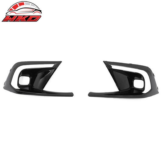 Wholesale 22-24 Honda Civic Foglight Covers W/ LED Switchback Turn Signal Gloss Black