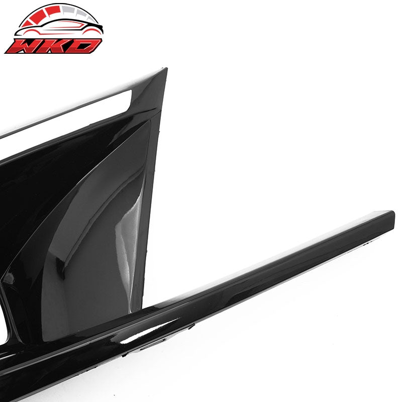 Fits 22-24 Honda Civic Foglight Covers W/ LED Switchback Turn Signal Gloss Black