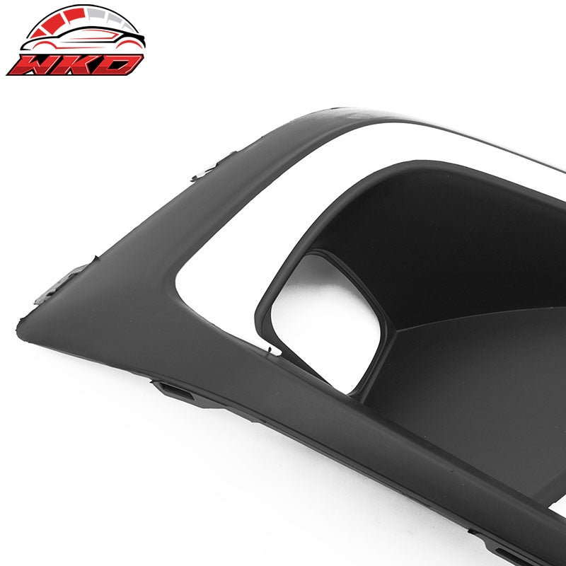 Fits 22-24 Honda Civic Foglight Covers W/ LED Switchback Turn Signal Matte Black