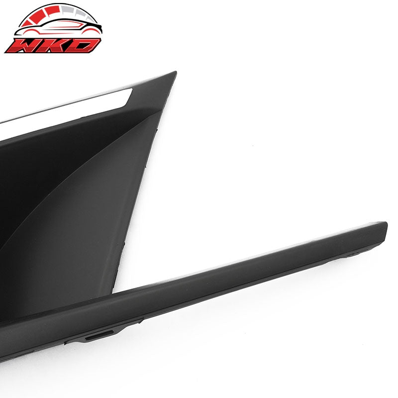 Fits 22-24 Honda Civic Foglight Covers W/ LED Switchback Turn Signal Matte Black