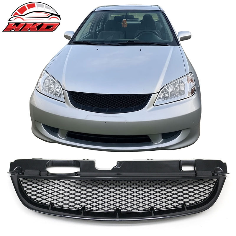 Wholesale 04-05 Honda Civic Front Bumper Hood Grille Mesh Upper Grill Assembly Kit