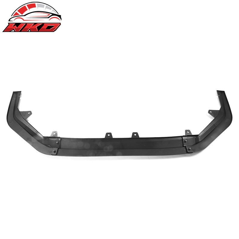 Fits 22-24 Honda Civic Front Bumper Lip RS Style 3PC Carbon Fiber Print PP Kit