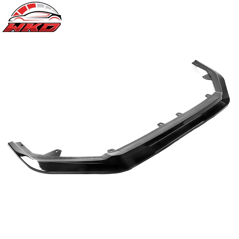 Fits 22-24 Honda Civic Front Bumper Lip RS Style 3PC Spoiler PP Gloss Black Kit