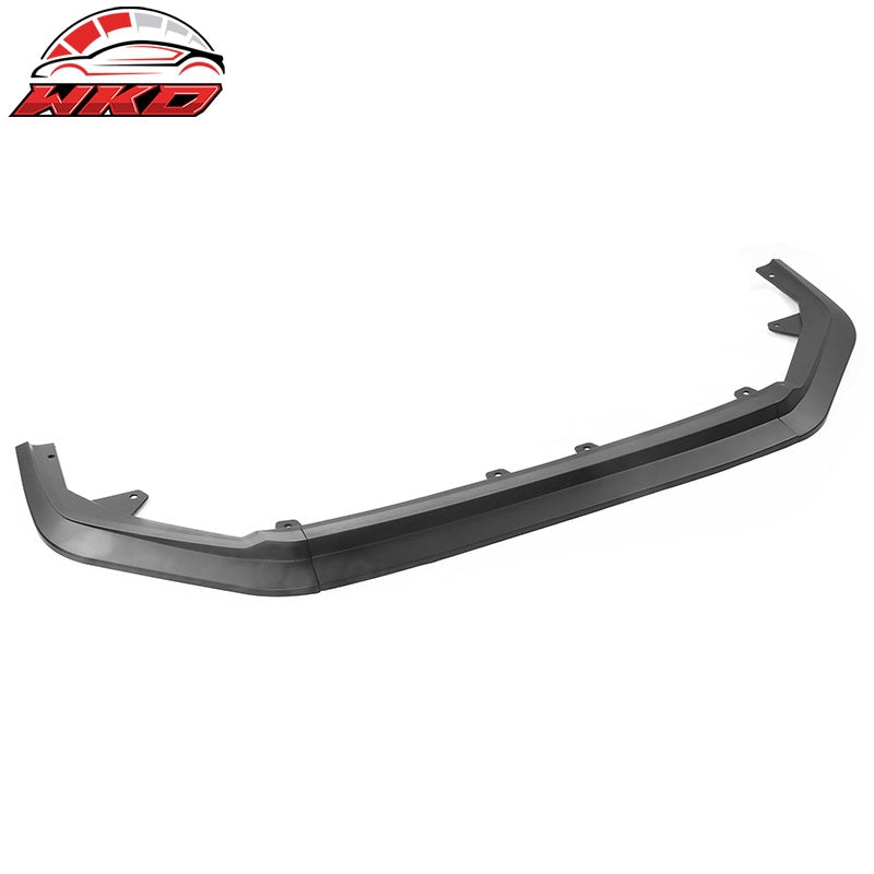 Fits 22-24 Honda Civic Front Bumper Lip RS Style 3PC Spoiler PP Matte Black Kit
