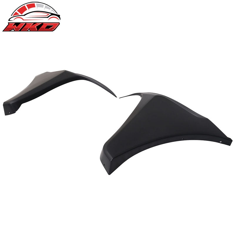Fits 16-18 Honda Civic HFP Style Front Bumper Lip Splitter Side Corner Apron PP