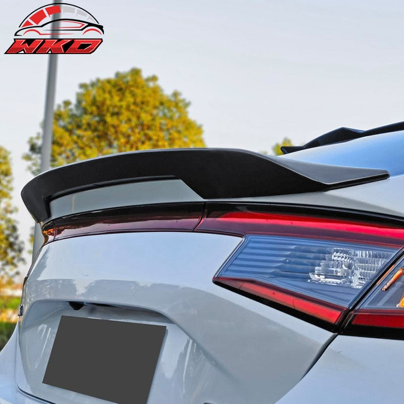 Fits 22-26 Honda Civic Hatchback Mugen Style Rear Trunk Spoiler ABS Matte Black