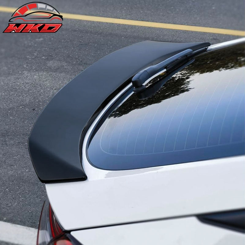 Fits 22-26 Honda Civic Hatchback Mugen Style Rear Trunk Spoiler ABS Matte Black