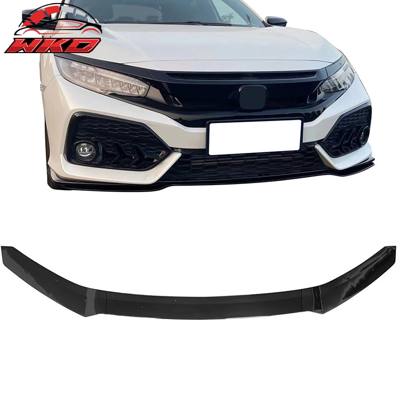 Wholesale 17-21 Honda Civic Hatchback & Si HFP Style Gloss Black Front Bumper Lip 3PC