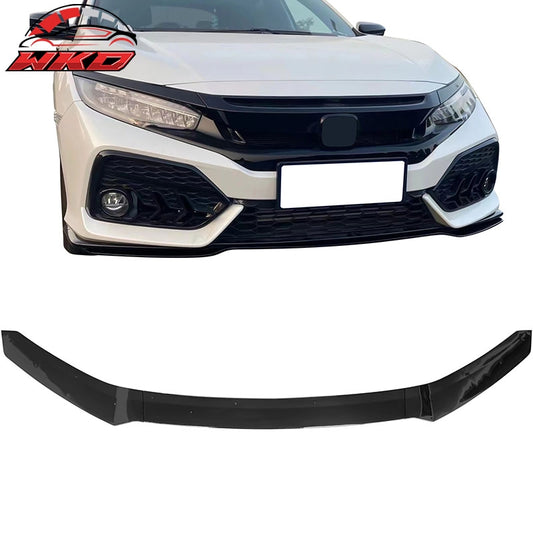Wholesale 17-21 Honda Civic Hatchback & Si HFP Style Gloss Black Front Bumper Lip 3PC
