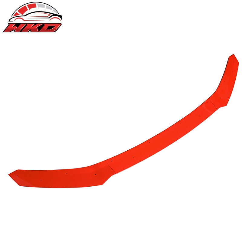 Fits 17-21 Honda Civic Hatchback & Si HFP Style Front Bumper Lip Spoiler PP 3PCS