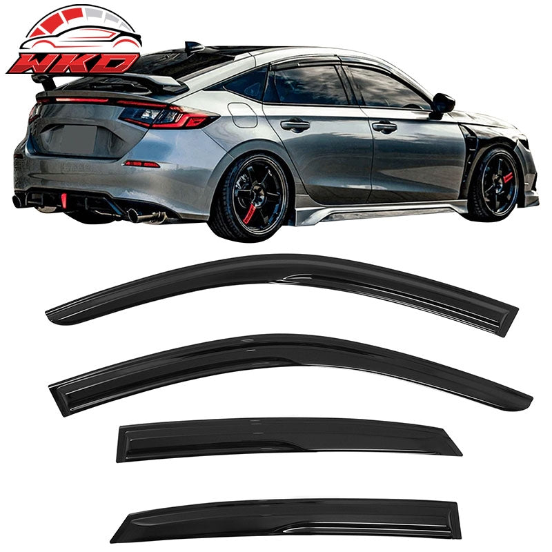 Wholesale 22-26 Honda Civic Hatchback Window Visors Mugen Style Rain Guard Deflector