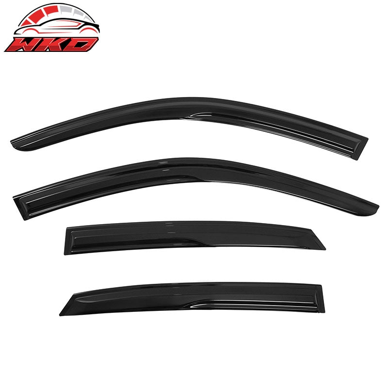 Fits 22-26 Honda Civic Hatchback Window Visors Mugen Style Rain Guard Deflector