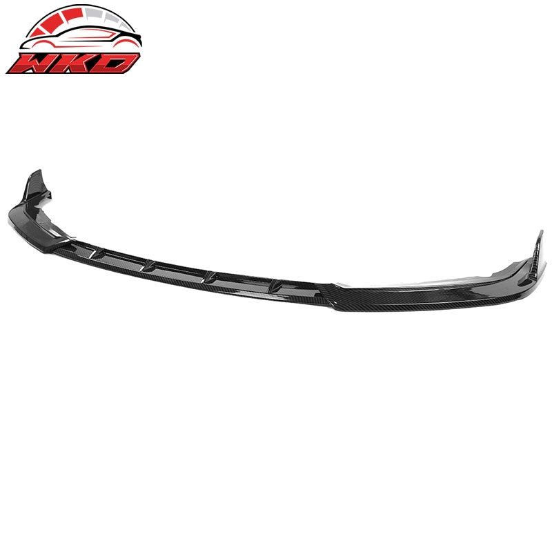 Fits 19-21 Honda Civic IKON Style Carbon Fiber Print Front Bumper Lip Spoiler PP
