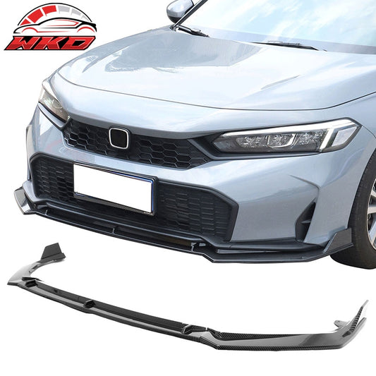 Wholesale 25-26 Honda Civic IKON V2 Front Bumper Lip Chin Spoiler Carbon Fiber Print - Wikond Auto