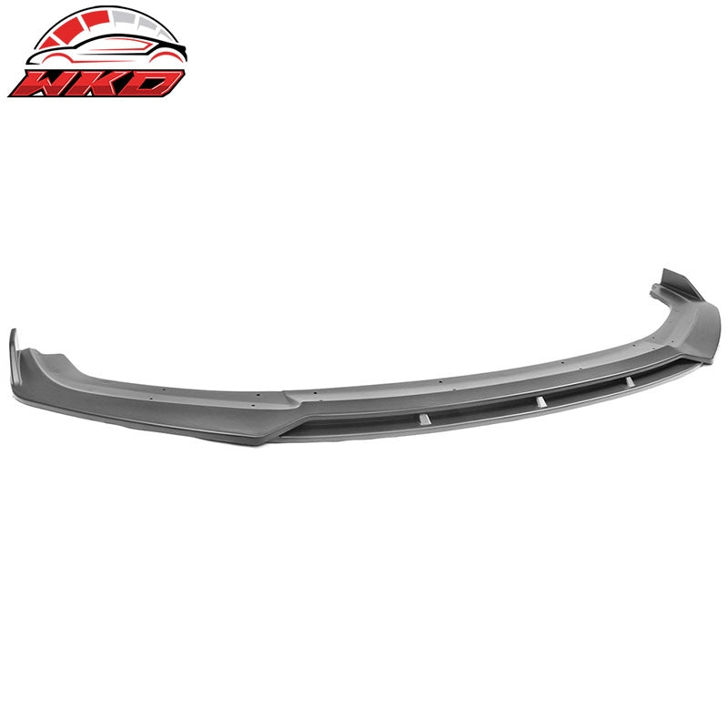Fits 19-21 Honda Civic IKON V3 Style 2PCS Front Bumper Lip Spoiler Matte Black