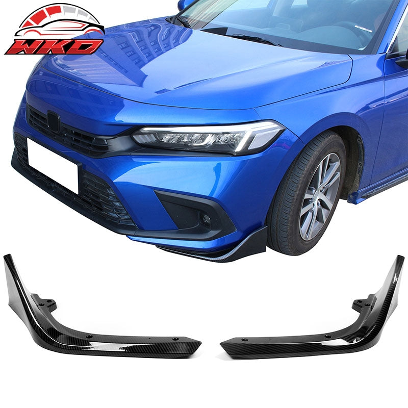 Wholesale 22-24 Honda Civic MD Style Front Bumper Lip Protector Carbon Fiber Print PP