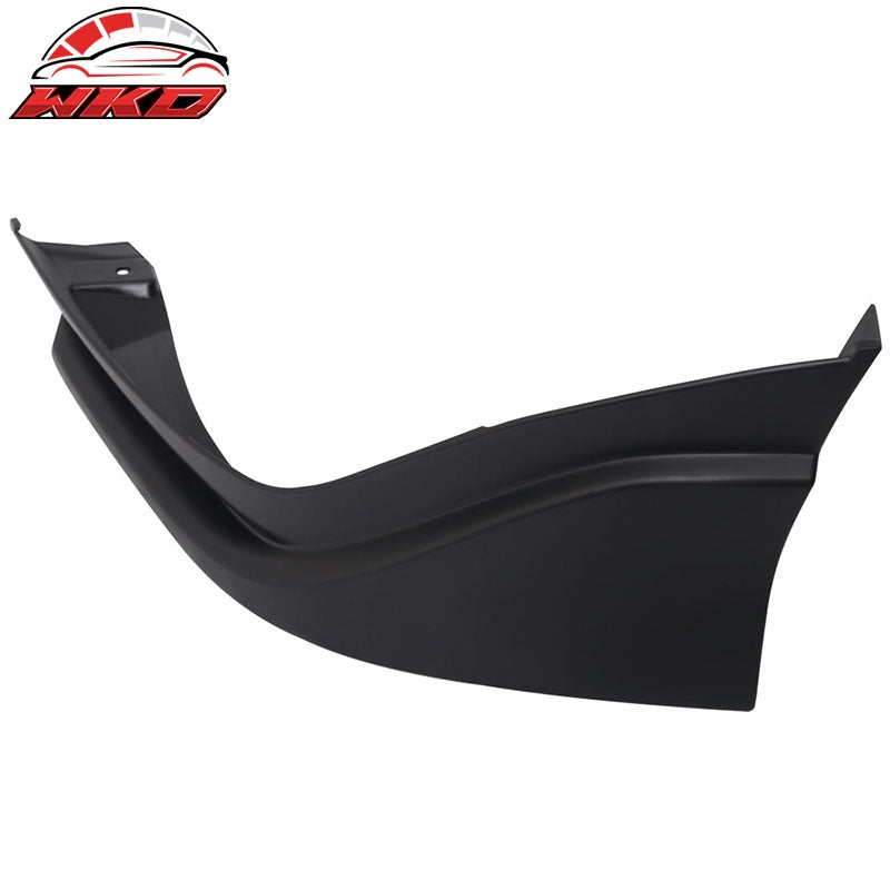 Fit 16-18 Honda Civic MD Style Front Bumper Lip Splitter Side Corner Apron PP