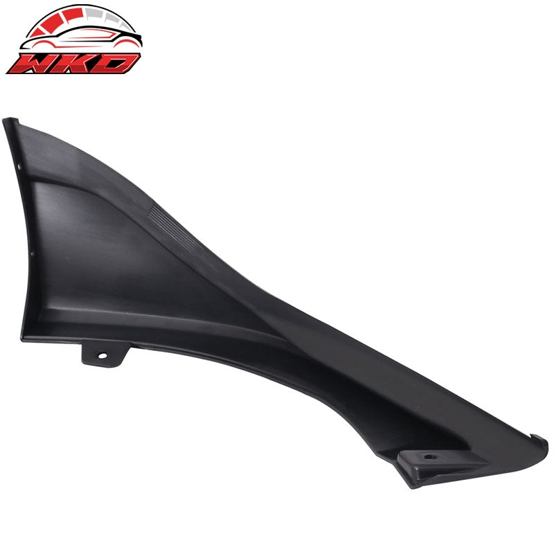 Fit 16-18 Honda Civic MD Style Front Bumper Lip Splitter Side Corner Apron PP