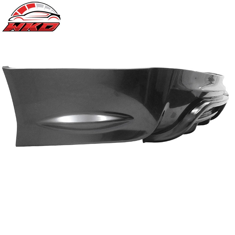 Fits 13-15 Civic Mugen RR Style Rear Lip w/ LED 3rd Brake Lamp/Rear Fog Light
